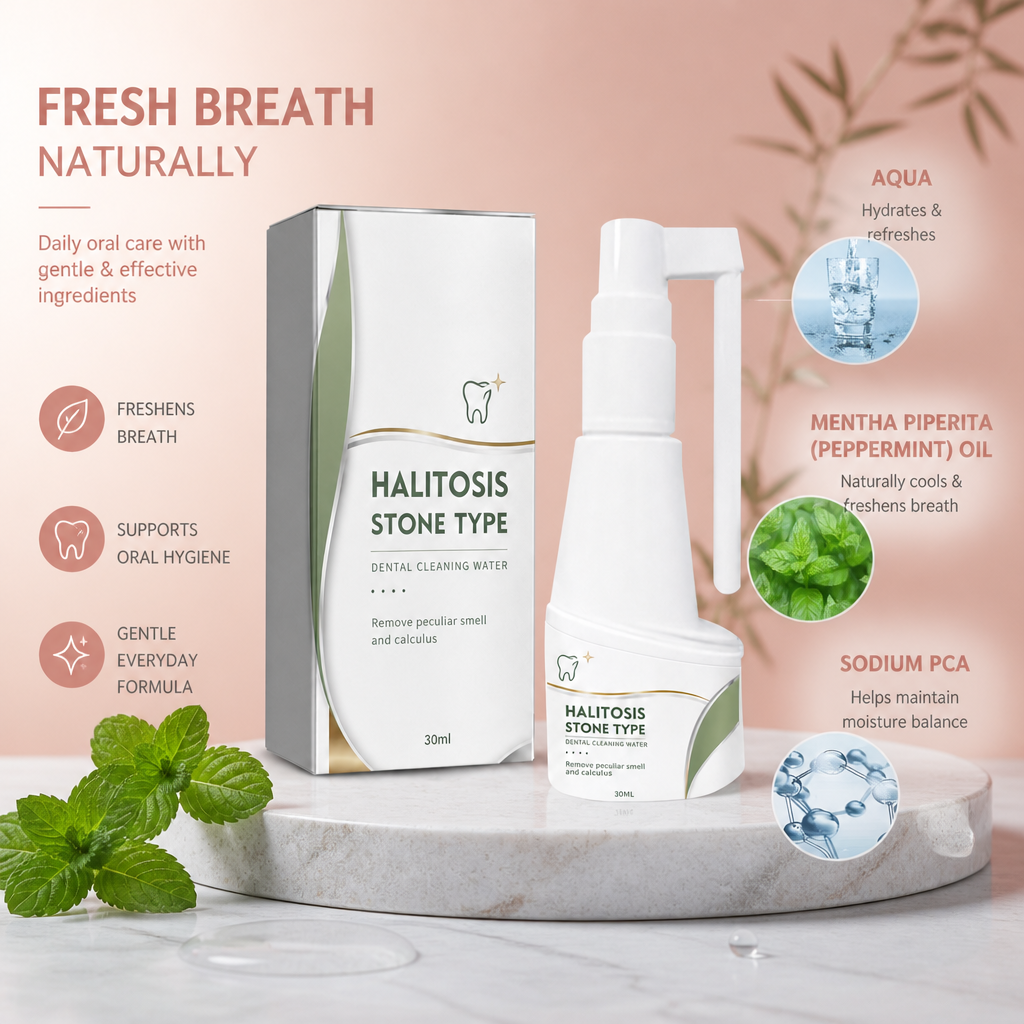 Peppermint Oral Spray – Fresh Breath Care With Gentle Daily Formula