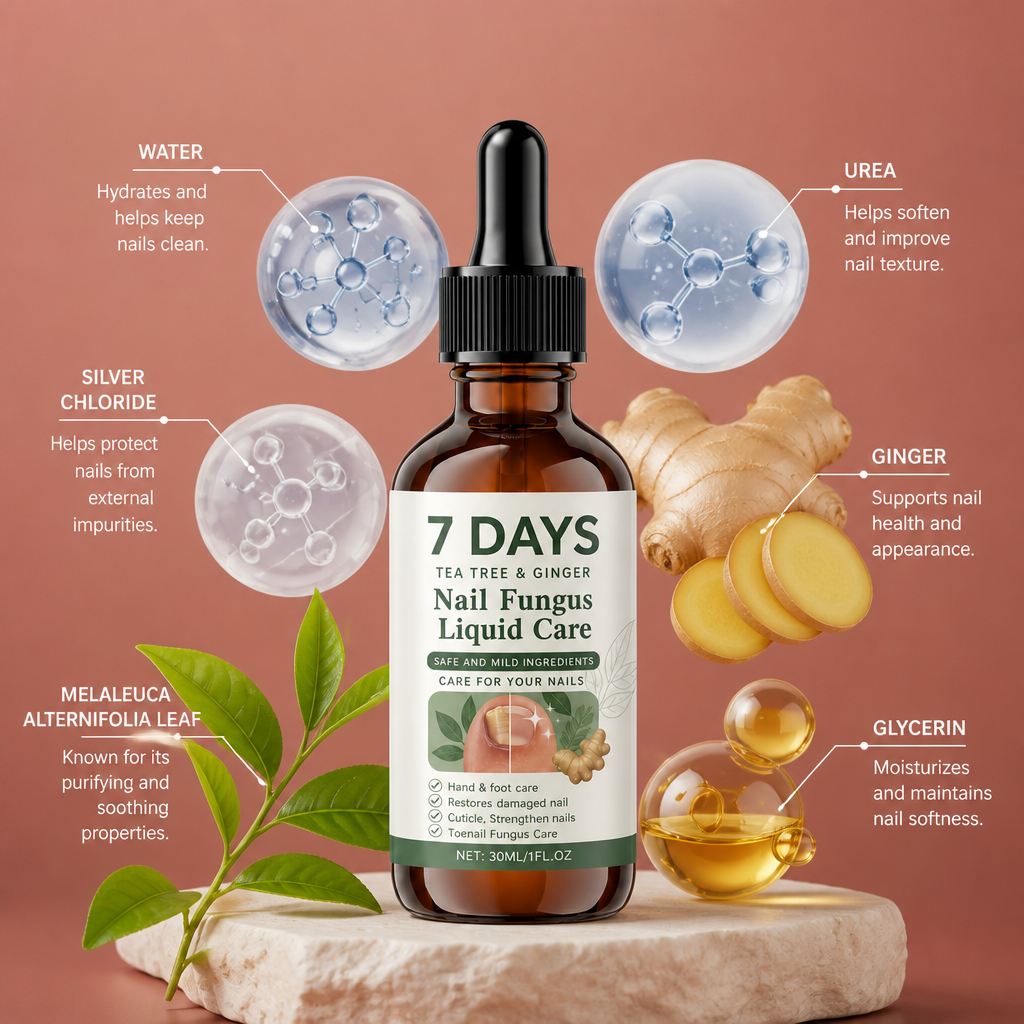 Nail Care Liquid Serum – Lightweight Formula For Clean-Looking Nails