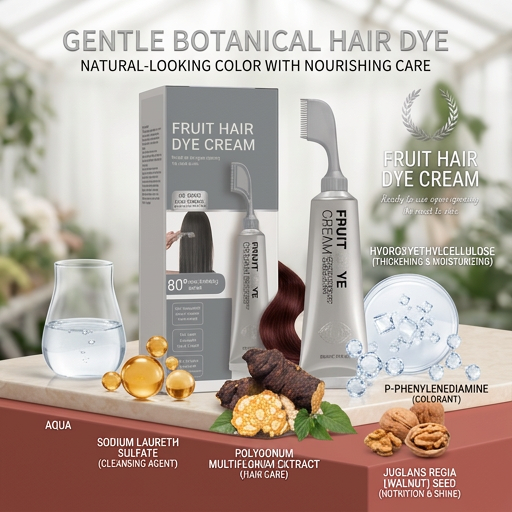 Gentle Botanical Hair Dye – Natural-Looking Color With Nourishing Care