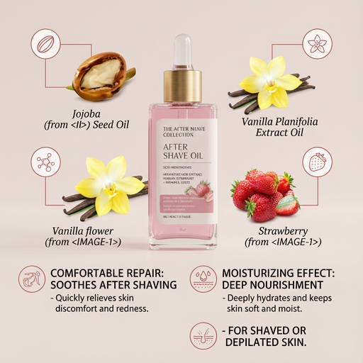 After Shave Oil for Smooth Hydrated Skin Care