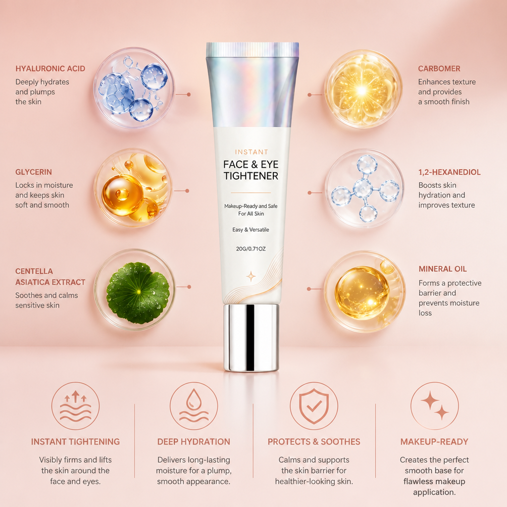 Hydrating Face & Eye Cream with Hyaluronic Acid & Centella
