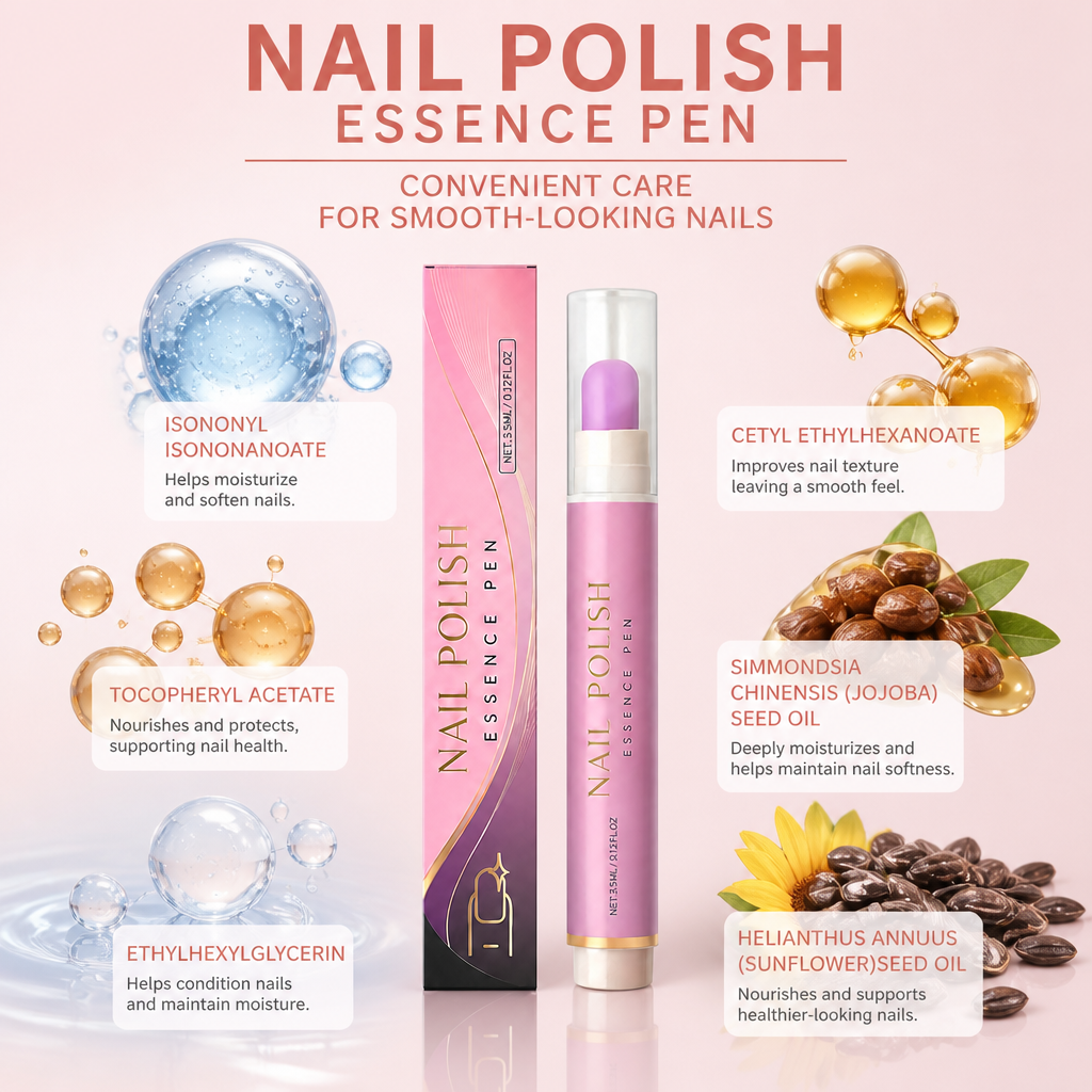 Nail Polish Essence Pen β Convenient Care For Smooth-Looking Nails
