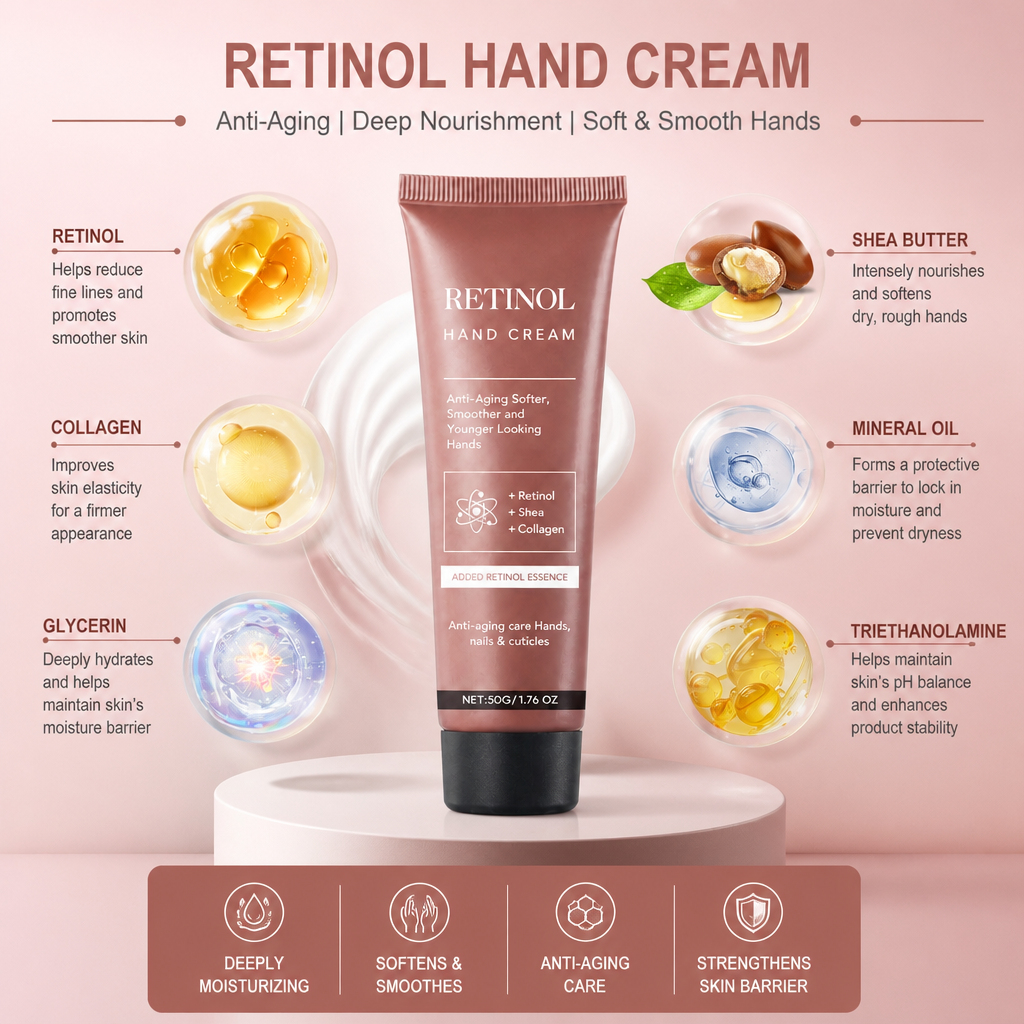 Retinol Hand Cream – Deep Nourishment for Softer, Younger-Looking Hands