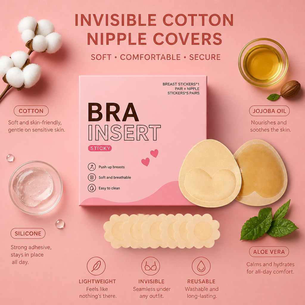 Invisible Cotton Nipple Covers – Soft, Comfortable Everyday Wear