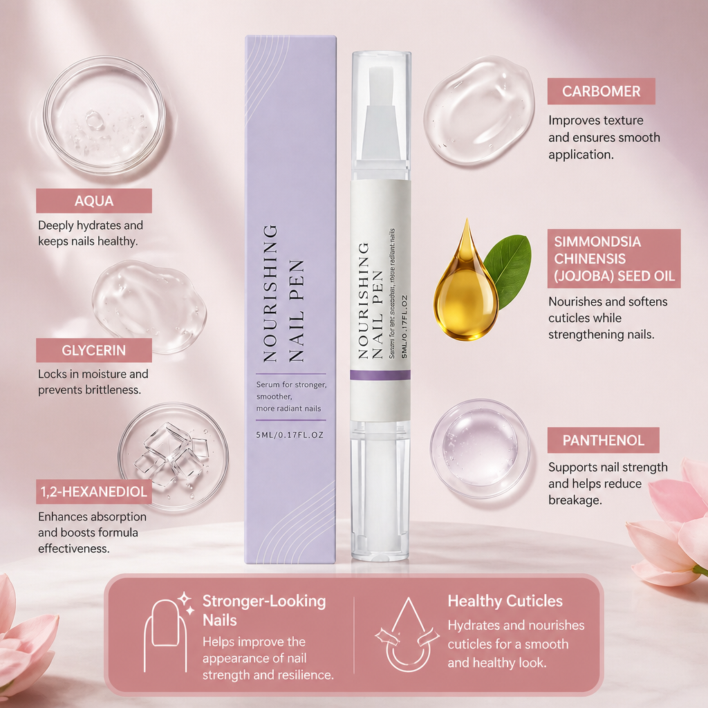 Nourishing Nail Serum Pen – Hydrating Care for Stronger-Looking Nails & Cuticles