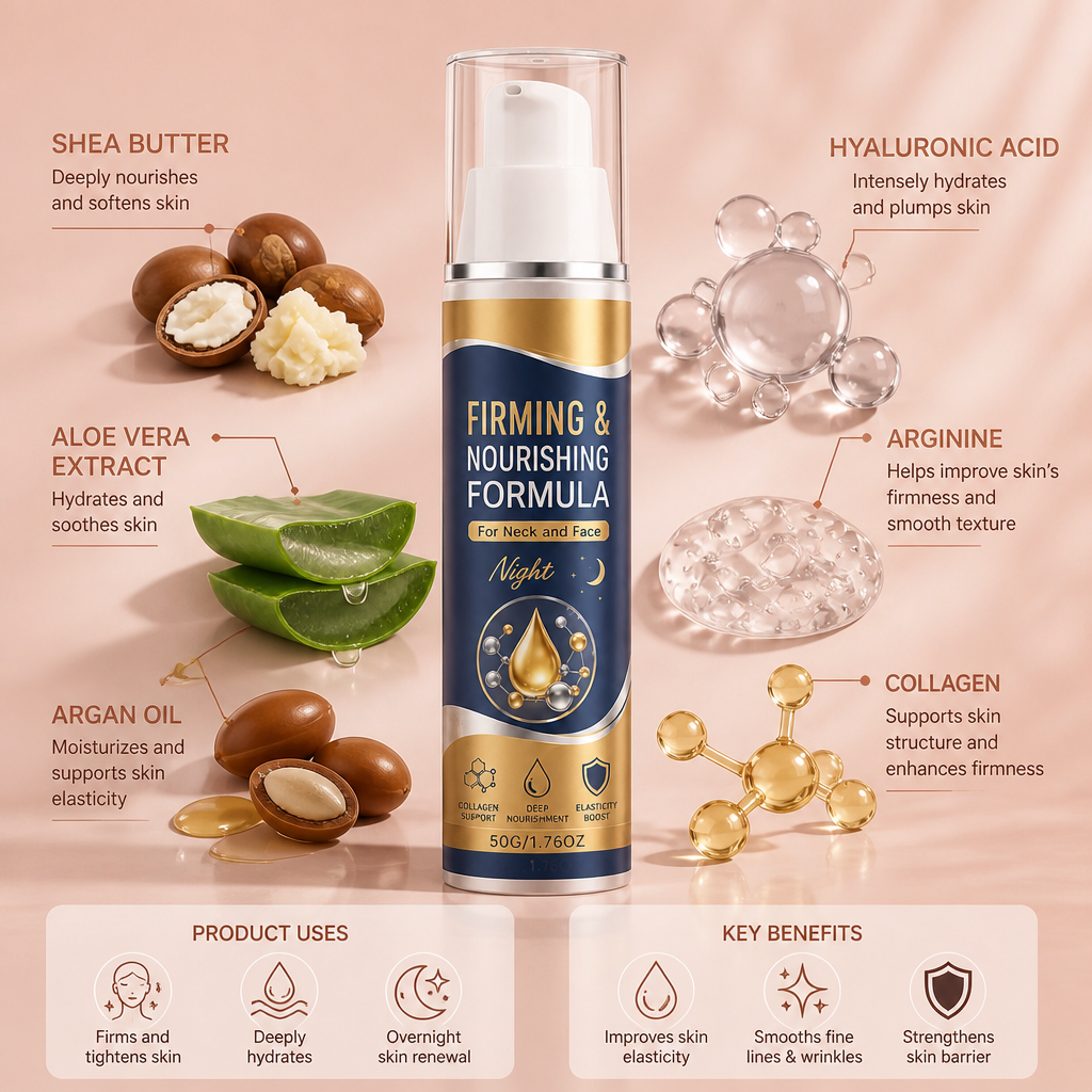Firming & Hydrating Night Cream – Smooth & Nourish Skin Naturally