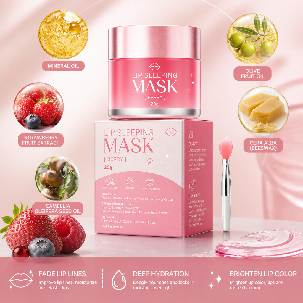 Overnight Lip Sleeping Mask for Soft, Smooth & Hydrated Lips