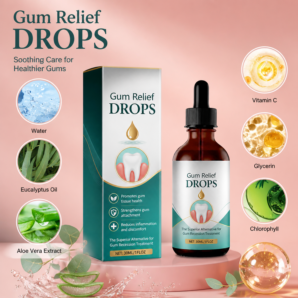 Gum Care Drops – Gentle Oral Care Formula for Freshness & Comfort