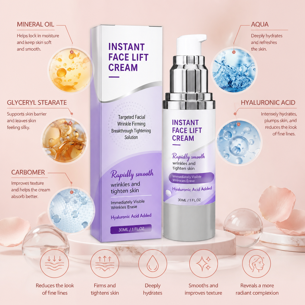 Hyaluronic Acid Face Cream – Hydrating Formula for Firmer-Looking Skin
