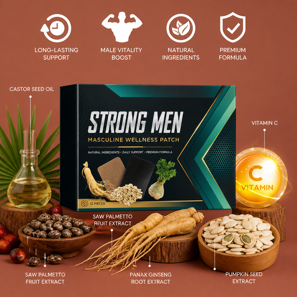 Men's Wellness Patch – Botanical Support For Daily Vitality