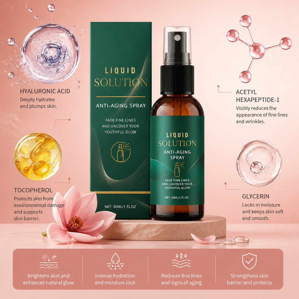Peptide & Hyaluronic Acid Face Mist – Hydrating Spray for Radiant Skin