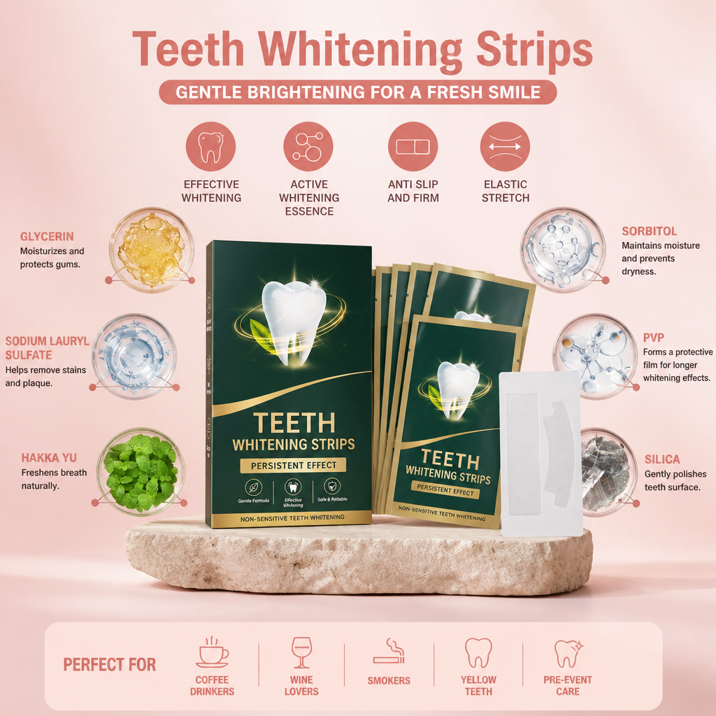 Teeth Whitening Strips – Gentle Brightening For A Fresh Smile