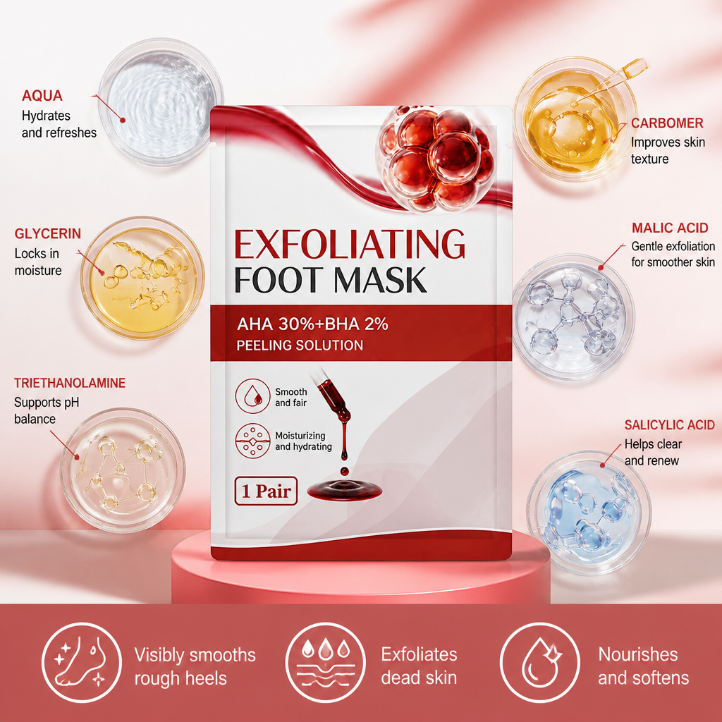 Exfoliating Foot Peel Mask – Smooth, Soft Feet with Gentle Renewal