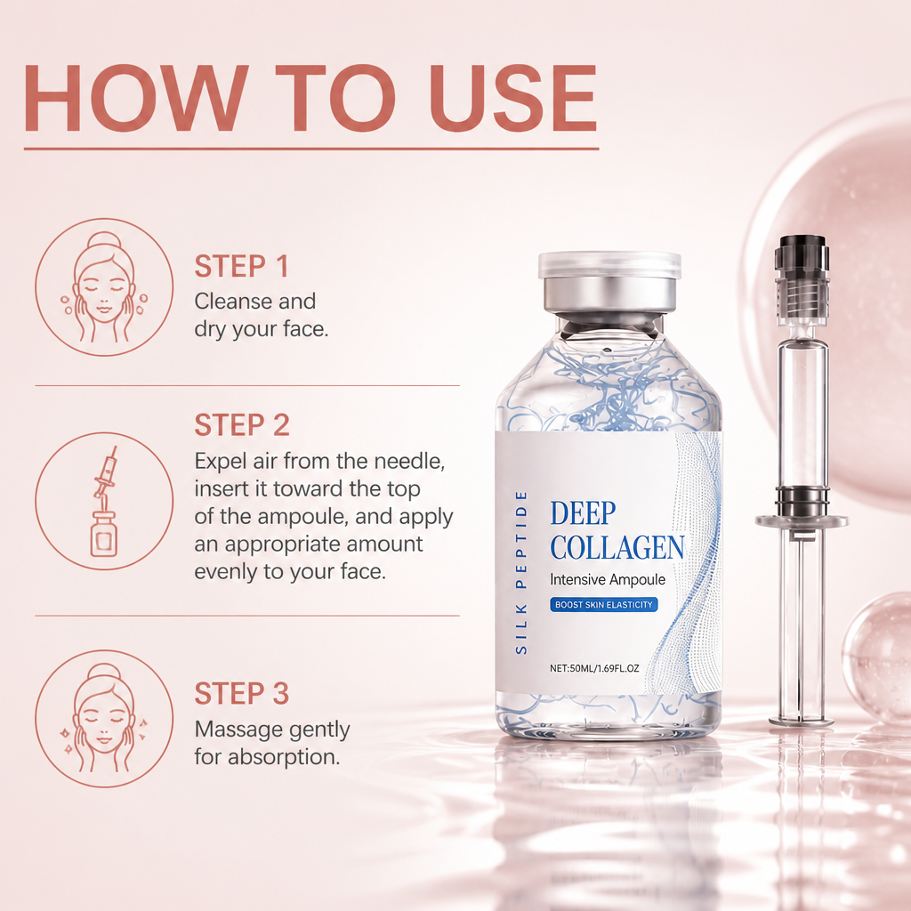 Deep Collagen Peptide Ampoule – Intensive Firming & Skin Elasticity Serum