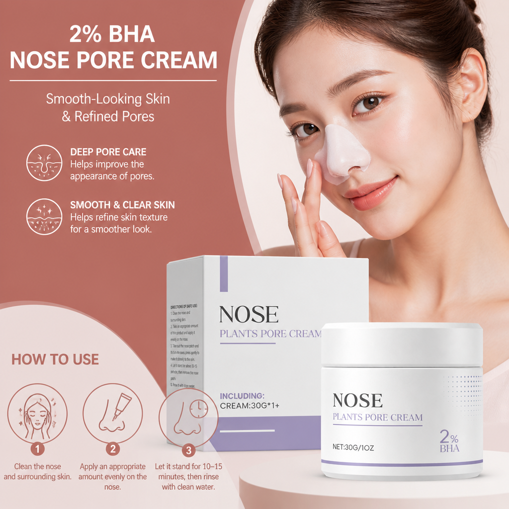 2% BHA Nose Pore Cream – Smooth-Looking Skin & Refined Pores