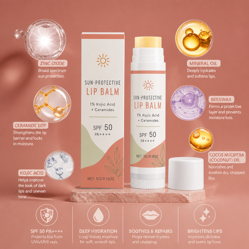 Mineral Lip Balm SPF Care – Hydrating Formula for Soft Smooth Lips