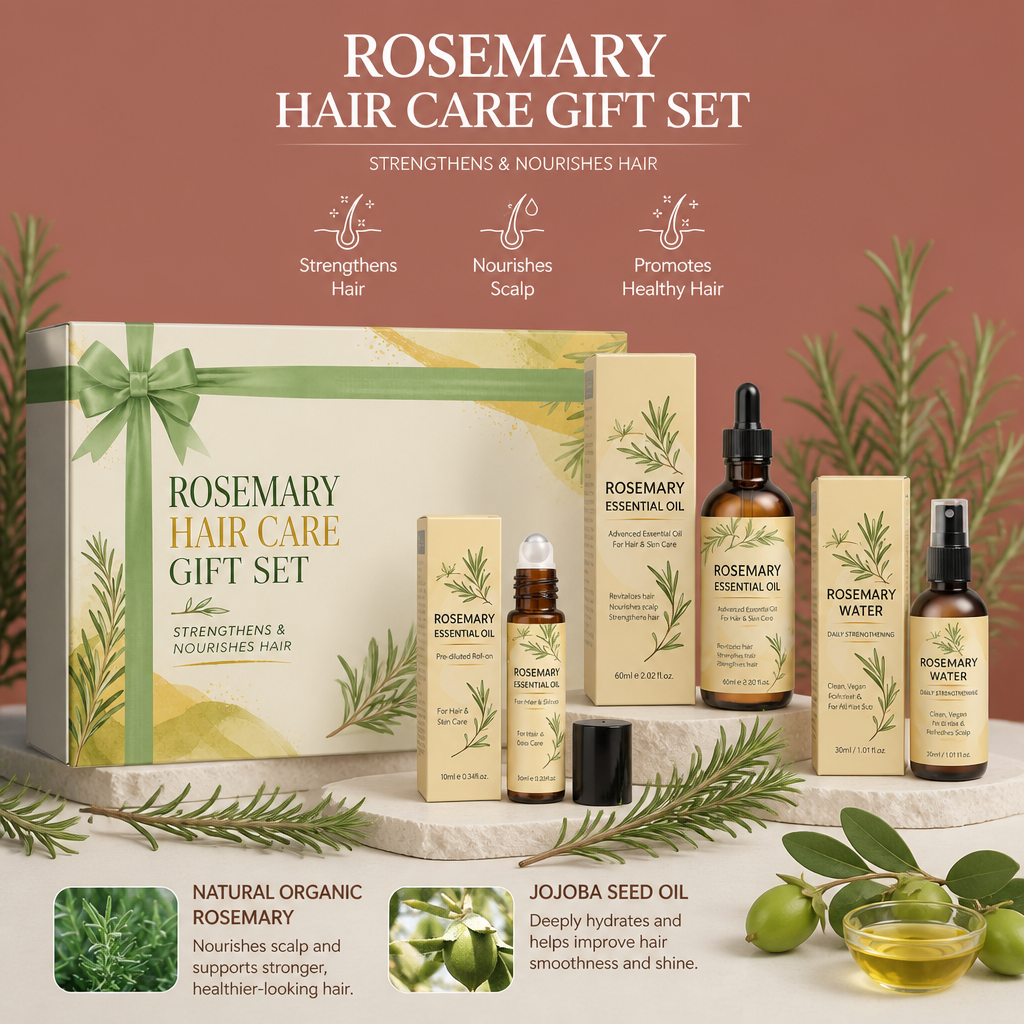 Rosemary Hair Care Set – Nourishing Formula For Healthier-Looking Hair