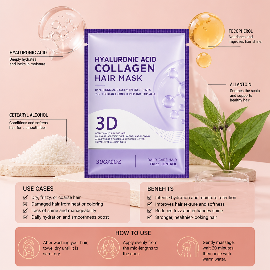 Hydrating Hair Treatment Mask – Smooth & Moisturize Dry-Looking Hair