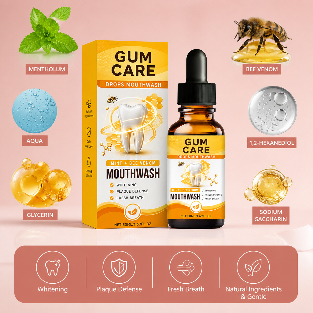 Mint Fresh Mouthwash Drops – Convenient Daily Oral Care Formula