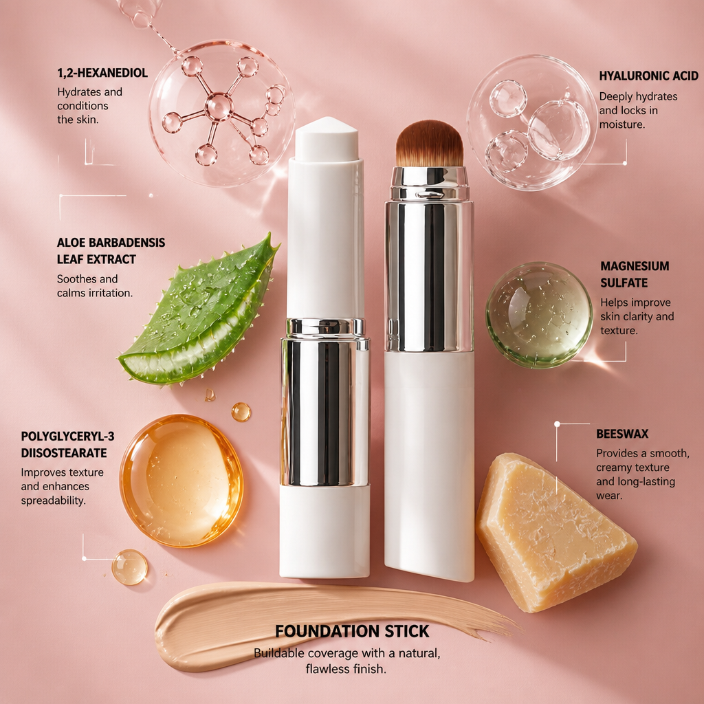 Natural Foundation Stick – Smooth Coverage With Hydrating Finish