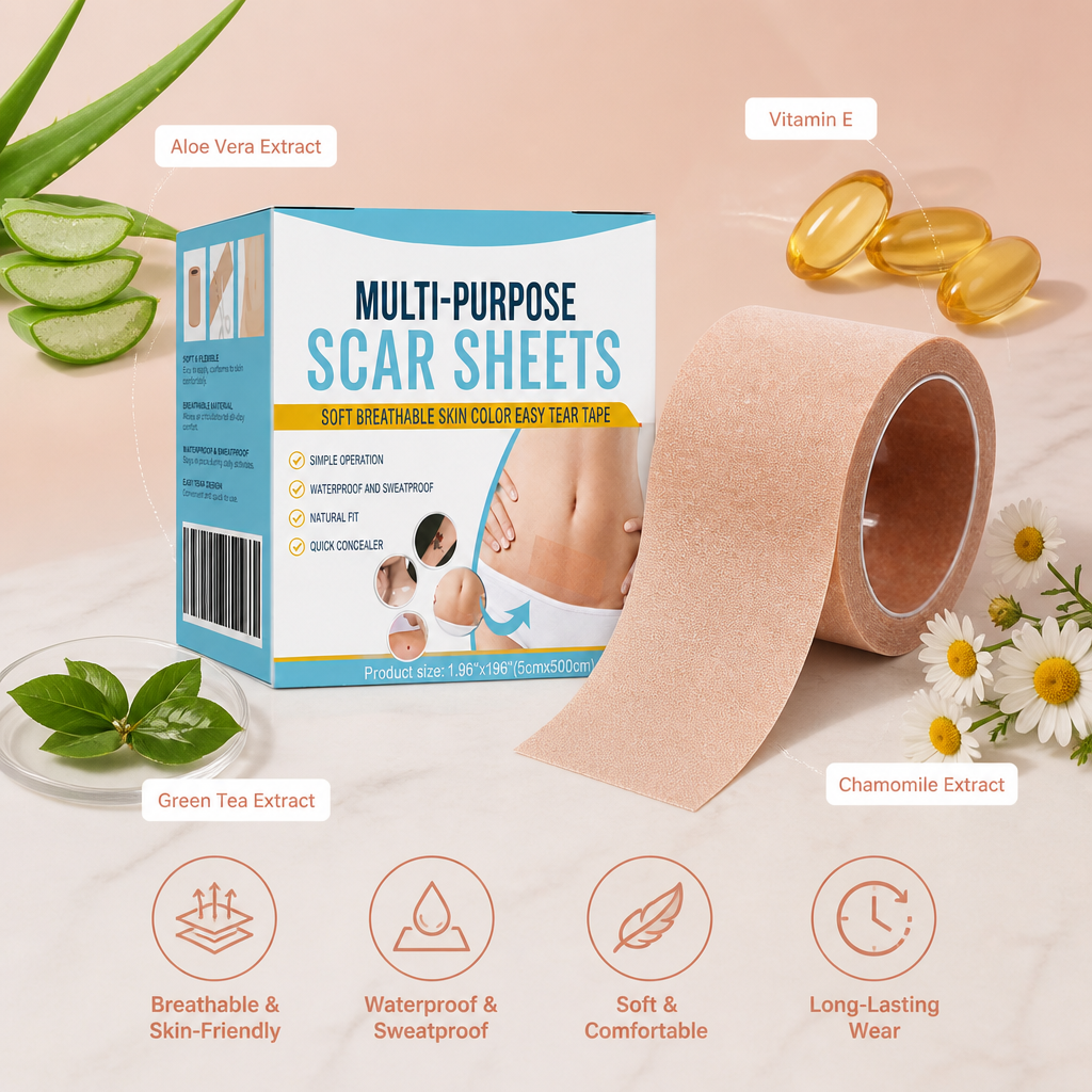 Invisible Skin Tone Cover Tape for Scars, Tattoos & Birthmarks