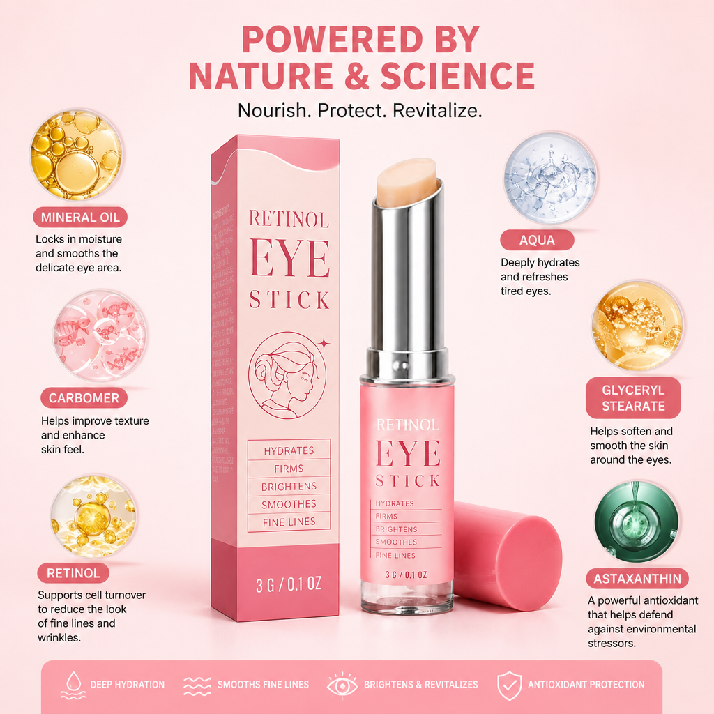 Retinol Eye Cream Stick – Hydrating Care for Smoother-Looking Eyes