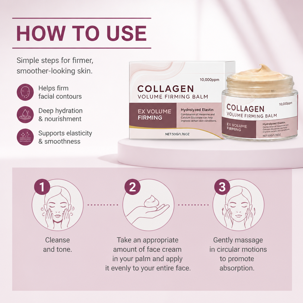 Collagen Firming Face Balm – Deep Hydration & Elasticity Support