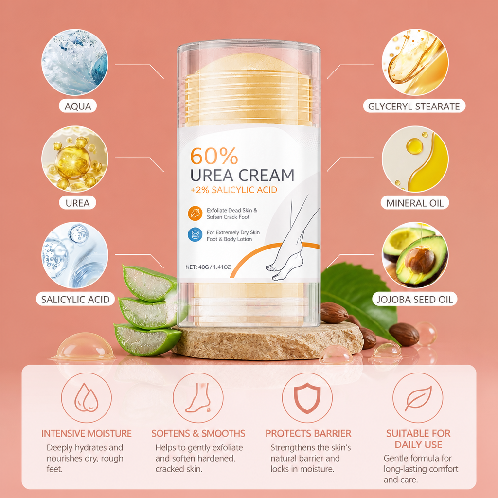 60% Urea Foot Cream – Intensive Moisture for Soft, Smooth Feet