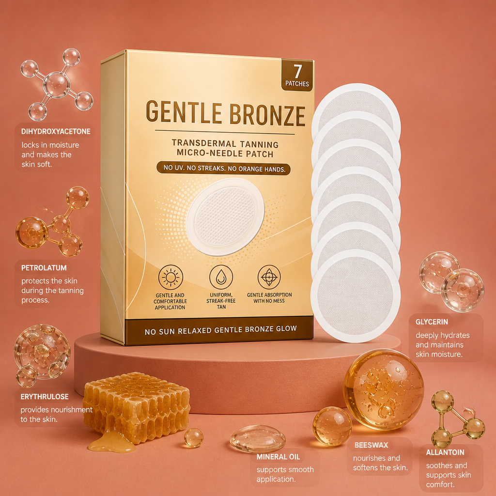 Micro Needle Self-Tanning Patch – Natural Bronze Glow With Hydration Care