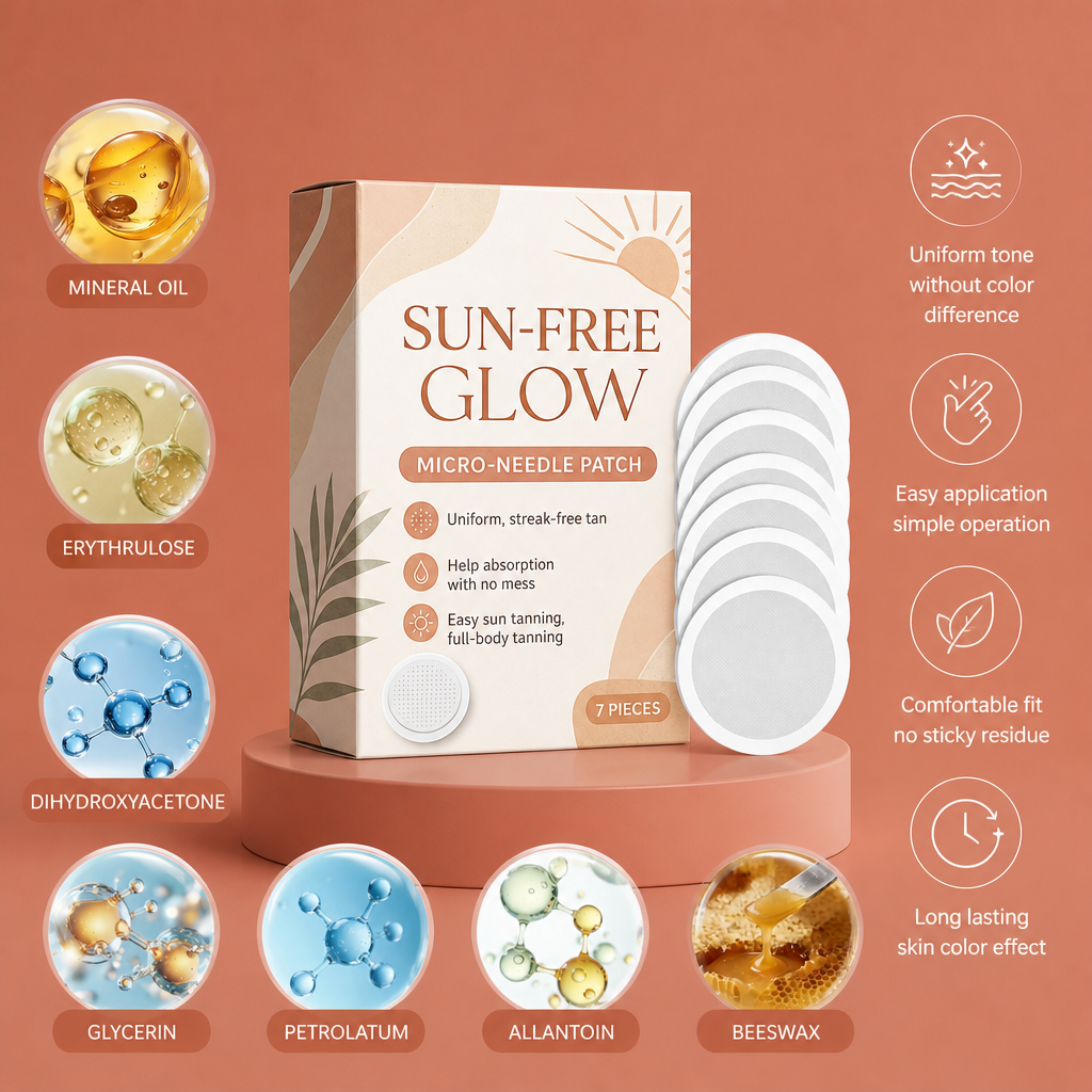 Self-Tanning Micro Needle Patch – Natural Bronze Glow With Hydration
