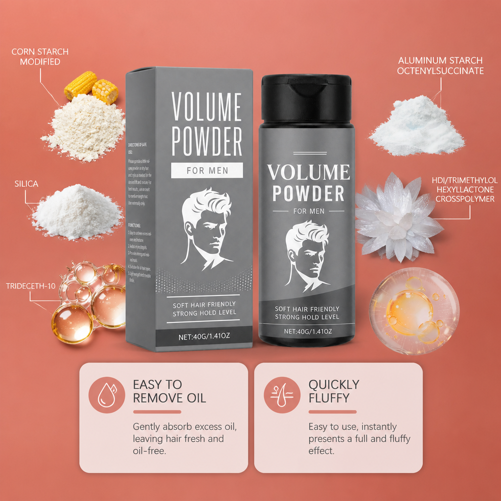 Oil Absorbing Hair Powder – Lightweight Formula For Fresh Voluminous Hair