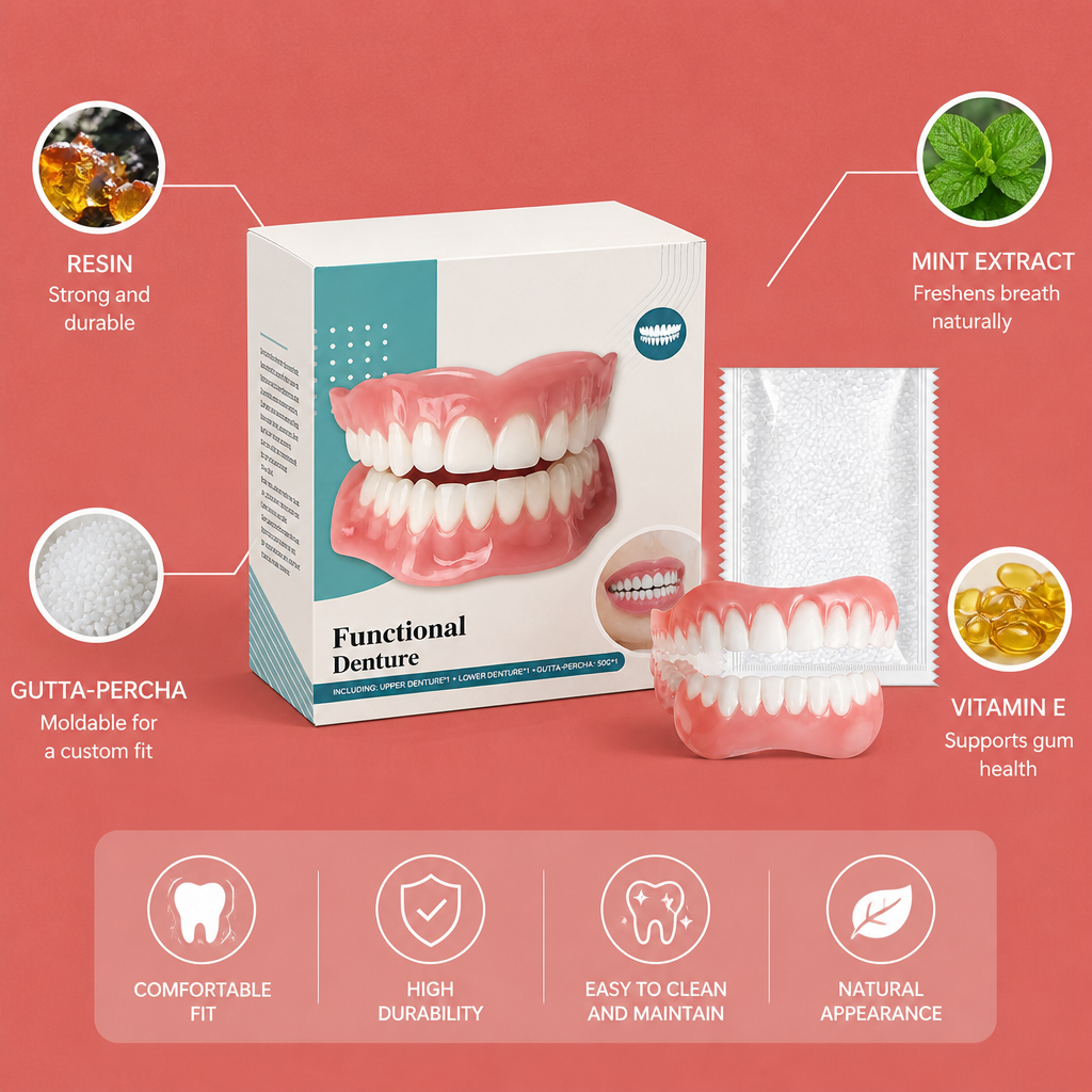 Functional Dentures – Comfortable Fit For A Natural-Looking Smile