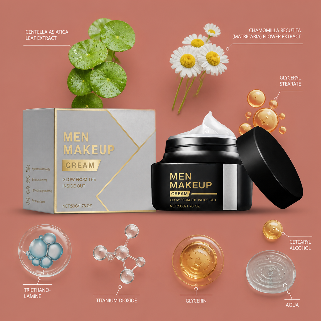 Men's Tinted Moisturizing Face Cream – Natural Looking Skin Finish