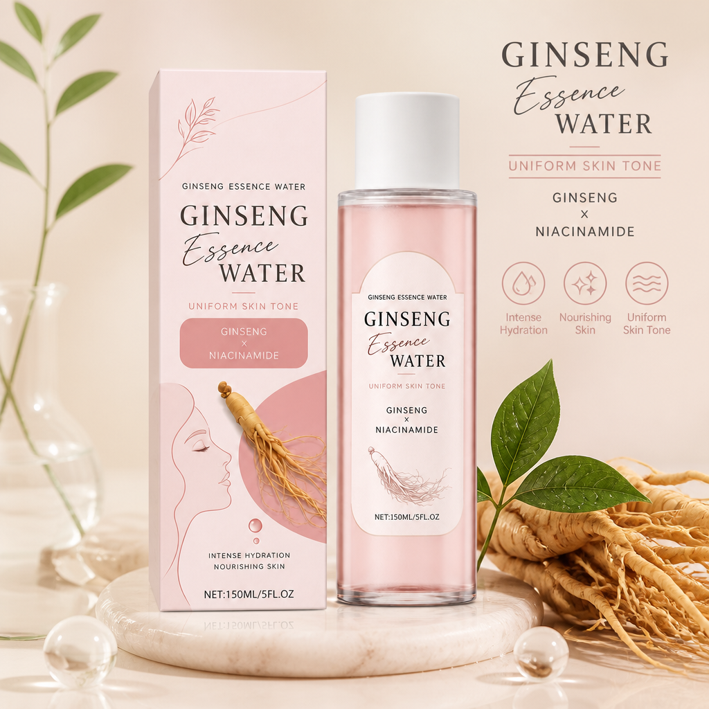 Ginseng & Niacinamide Essence Toner for Hydrated, Radiant-Looking Skin