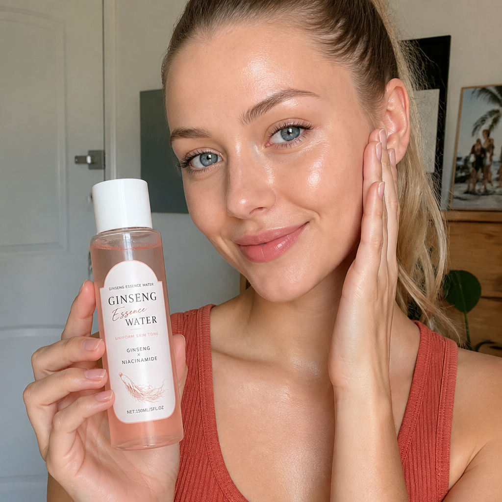 Ginseng & Niacinamide Essence Toner for Hydrated, Radiant-Looking Skin