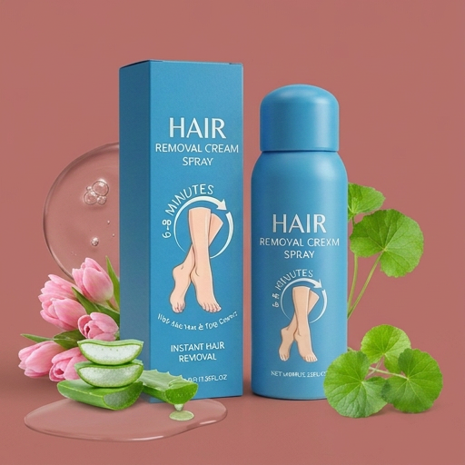 Aloe Hair Removal Spray – Gentle Formula for Smooth Skin Care