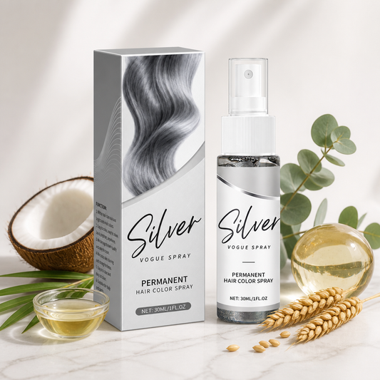 Silver Hair Color Refresh Spray For Vibrant Gray Tones