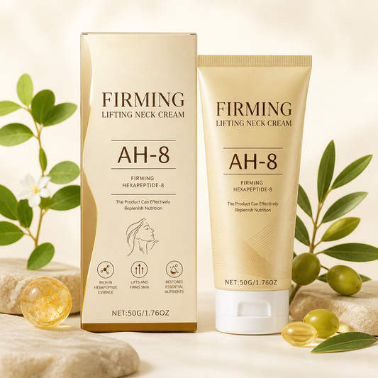 Firming Neck Cream with Peptides & Hyaluronic Acid for Smoother Skin