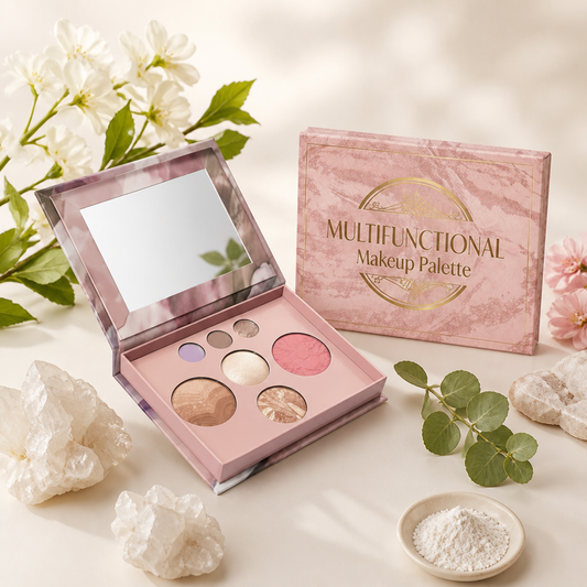 Multifunctional Makeup Palette – Blush, Contour & Highlight In One