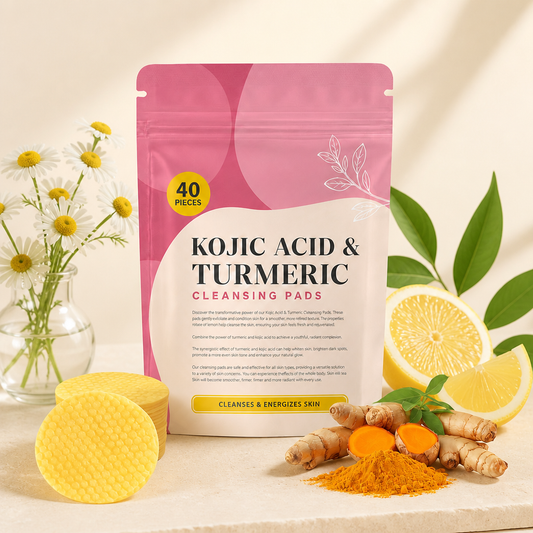 Kojic Acid Turmeric Cleansing Pads – Brightening Care For Smooth Skin