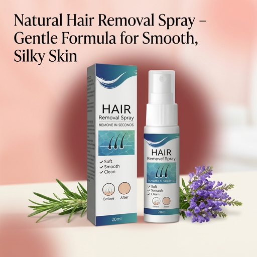 Natural Hair Removal Spray – Gentle Formula for Smooth, Silky Skin