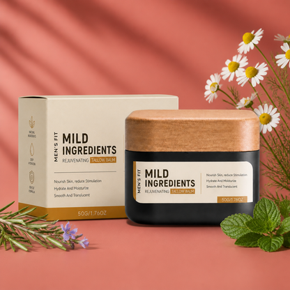 Men’s Hydrating Tallow Face Balm – Nourishing Daily Skin Care