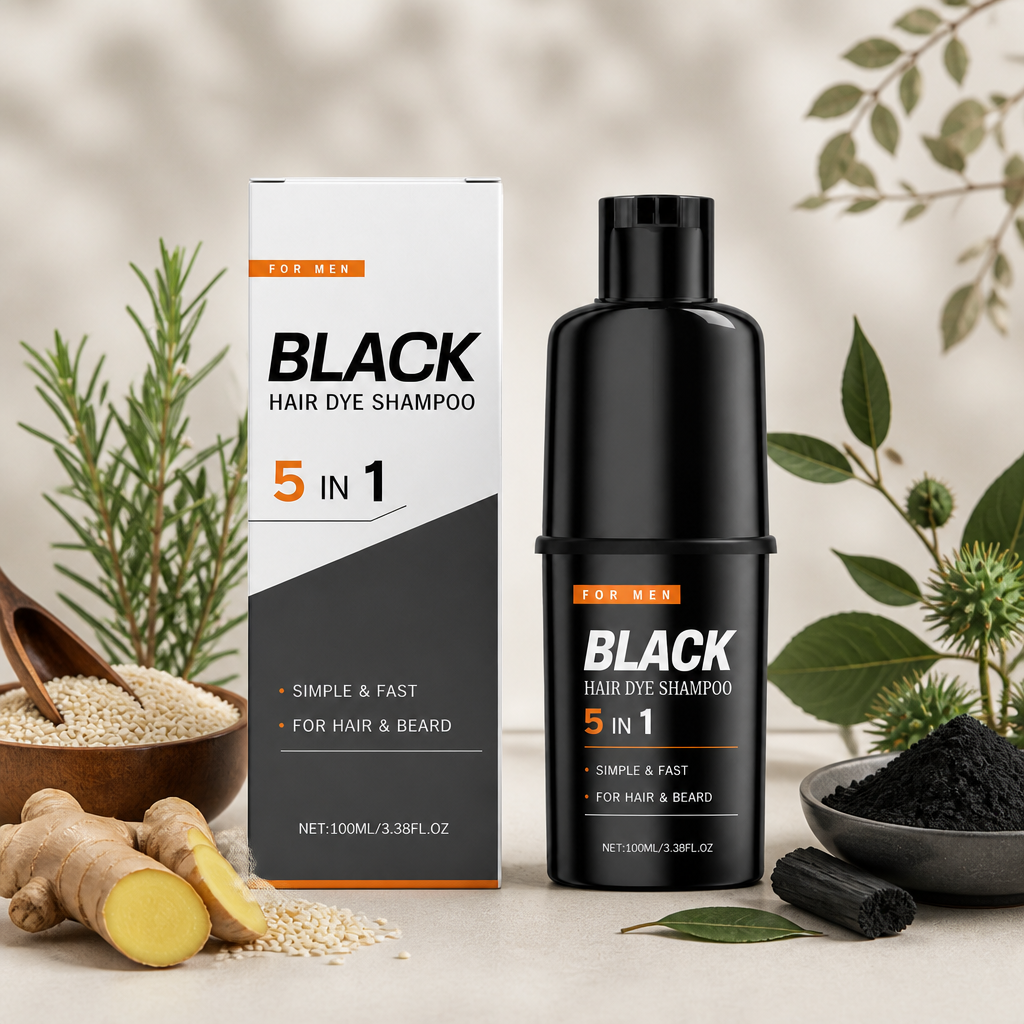 Black Hair Dye Shampoo – Easy Color Care For Natural-Looking Dark Hair