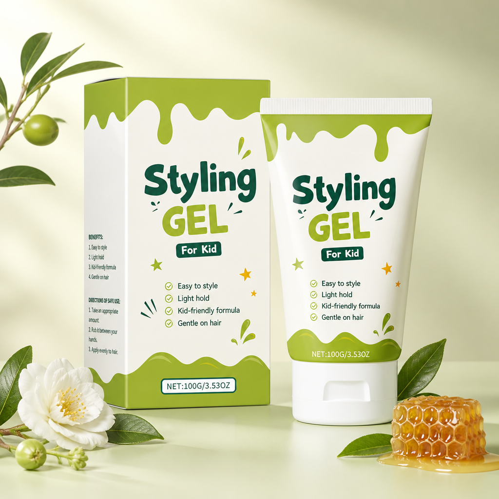 Kids Hair Styling Gel – Gentle Hold & Moisturizing Hair Care