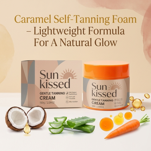 Caramel Self-Tanning Foam – Lightweight Formula For A Natural Glow