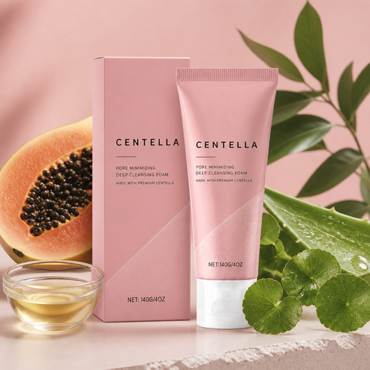 Papaya & Centella Foaming Facial Cleanser for Fresh, Clear-Looking Skin