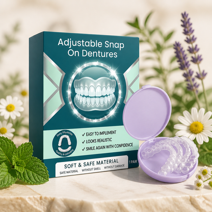 Custom Fit Temporary Denture Veneers – Lightweight Smile Enhancement