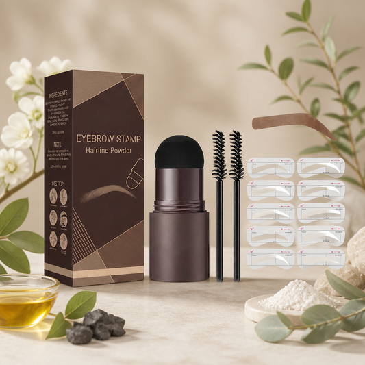 Natural-Looking Eyebrow Stamp Kit for Fuller, Defined Brows