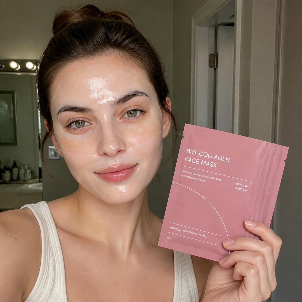Bio-Collagen Face Mask – Deep Hydration for Smooth, Firm-Looking Skin