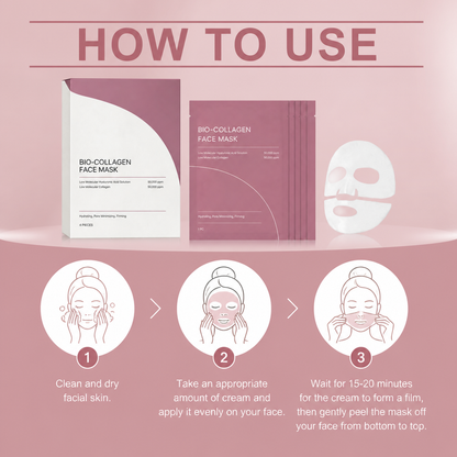 Bio-Collagen Face Mask – Deep Hydration for Smooth, Firm-Looking Skin
